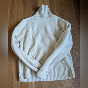 J. Crew Off-White Knit Sweater